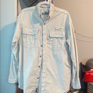 Columbia Sky Blue Outdoor Shirt